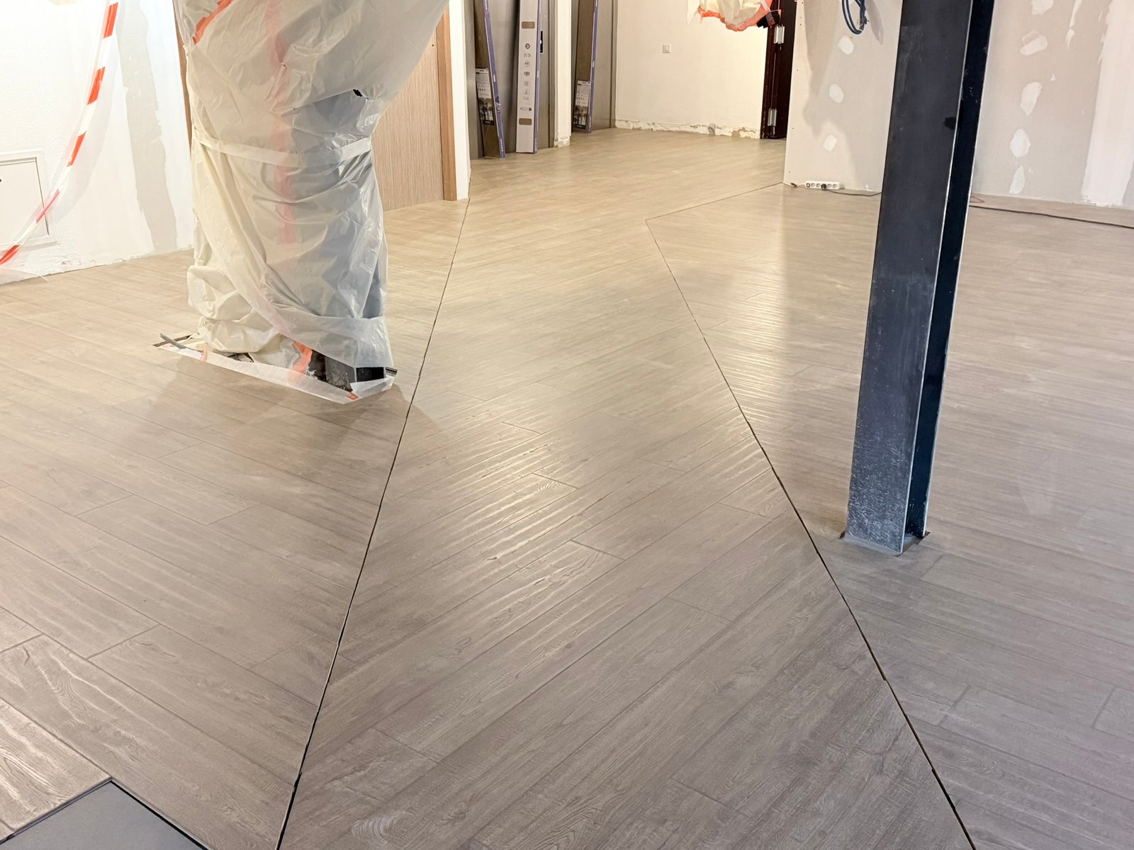 pose carrelage sol grand format savoie